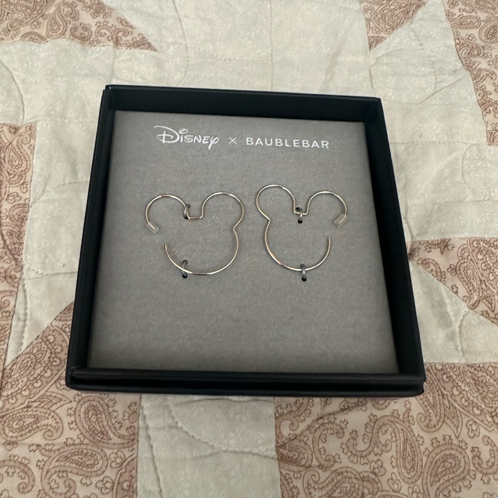 Disney x BaubleBar Mickey Earrings